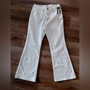 Universal Thread White Flare Wide Leg Denim